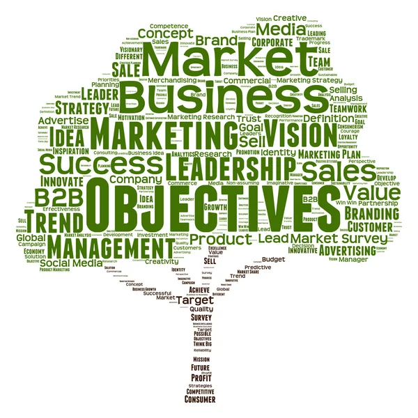 Marketing or business word cloud — Stock Photo, Image