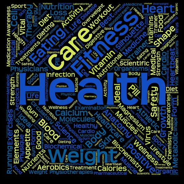 Health word cloud — Stock Photo, Image