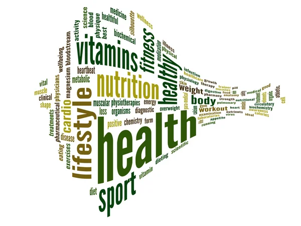 Health word cloud — Stock Photo, Image