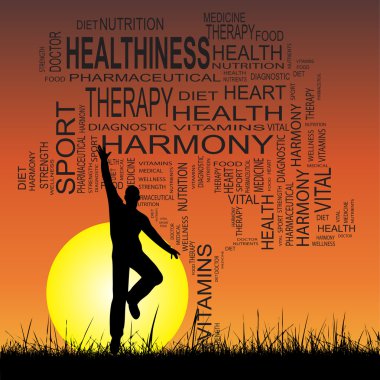 text word cloud as tree