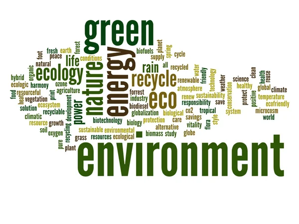 Ecology  word cloud — Stock Photo, Image