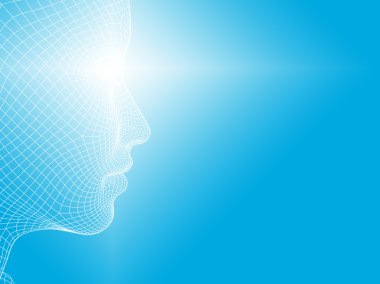 genç kadın yüzü tel kafes