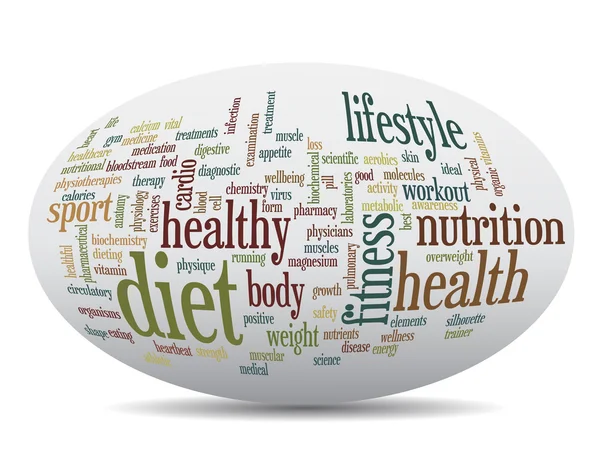 Health word cloud — Stock Photo, Image