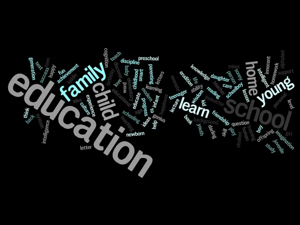 Educación Word Cloud —  Fotos de Stock