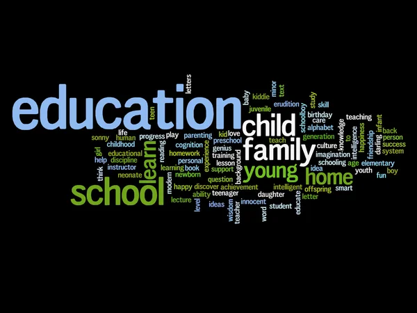 Educación Word Cloud —  Fotos de Stock