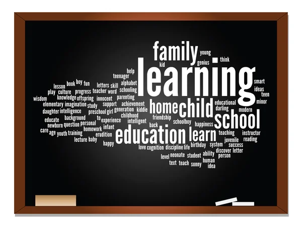 Educación Word Cloud —  Fotos de Stock