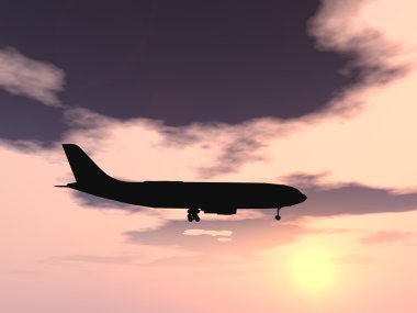 kavramsal siyah uçak