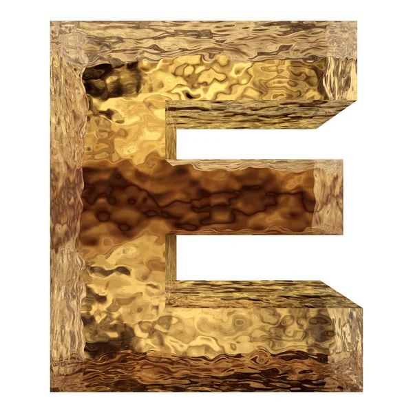 Golden fém betűtípus — Stock Fotó
