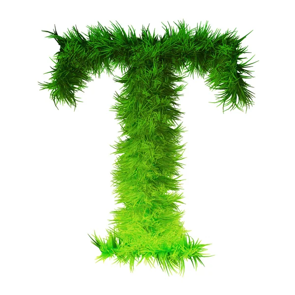Green grass font part — Stockfoto