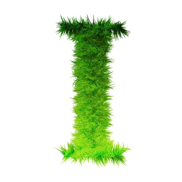 Green grass font part — Stock Photo, Image