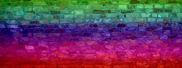 Muro di mattoni grungy vintage — Foto Stock