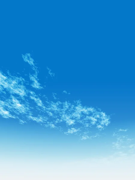 Природне небо з білими хмарами — стокове фото