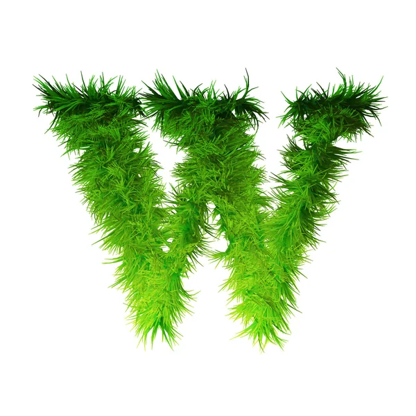 Green grass font part — Stock Photo, Image