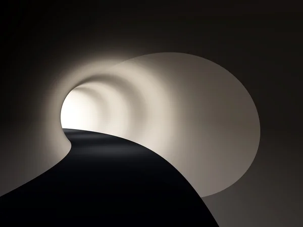 抽象的な道路トンネル — ストック写真