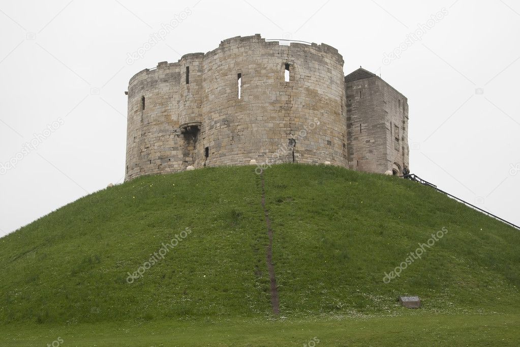 Cliffords Tower in York - stockphoto