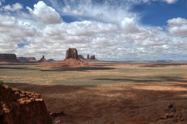 Monument Valley přehlédnout — Stock fotografie