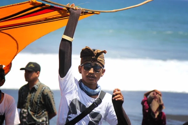 Kite festival in Ginyar, Bali, Indonesië 18.09.2015 — Stockfoto