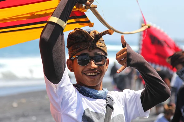 Kite festival i Ginyar, Bali, Indonesien 18.09.2015 — Stockfoto