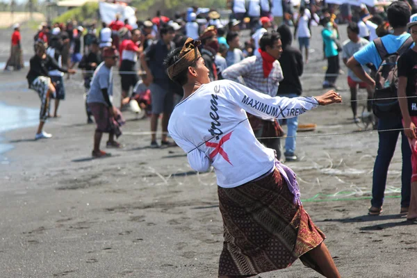 Święto latawca w Ginyar, Bali, Indonezja 18.09.2015 — Zdjęcie stockowe