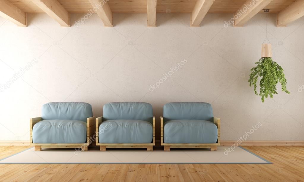 Fehér nappali raklap fotel — stock fotó © archideaphoto #100216452 Raklap nappali