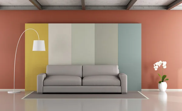 Kleurrijke moderne lounge — Stockfoto