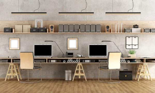 Minimalist architectural office — Stock Photo, Image