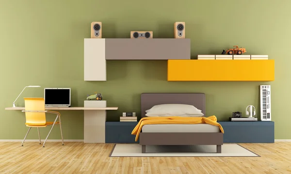 Modernes Teenager-Schlafzimmer — Stockfoto