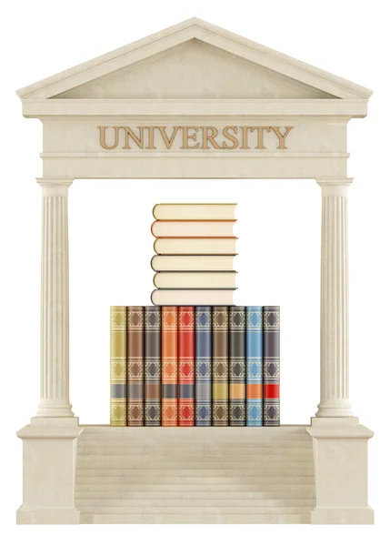 Concept van universitair onderwijs — Stockfoto