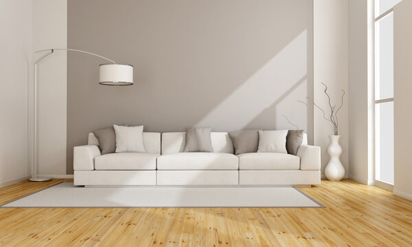 Salón minimalista — Foto de Stock