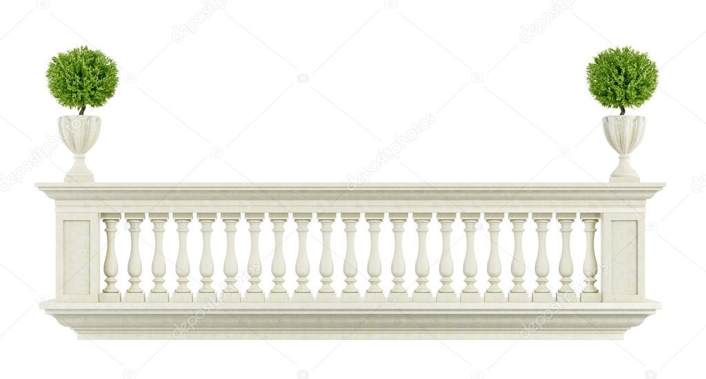 Classic balcony balustrade