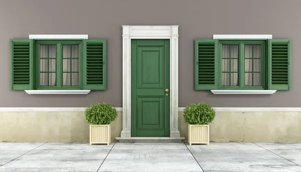 Detail of a classic house — Stock Photo, Image