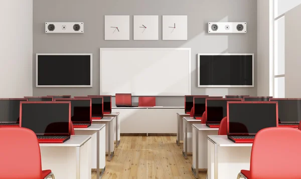 Modernes multimediales Klassenzimmer — Stockfoto
