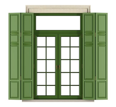 Klasik pencere balkon ile kapamak