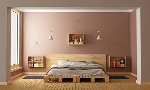 Modern bedroom — Stock Photo, Image