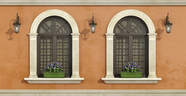 Ventanas de arco: imágenes, fotos de stock libres de derechos