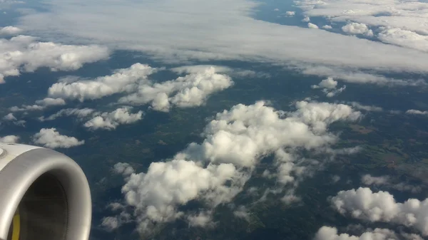 Vista de um avião Fotos De Bancos De Imagens