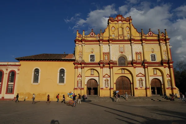 Catedral em San Cristobal de las Casas — Fotografia de Stock