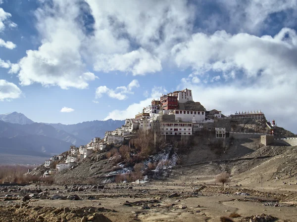 Buddhista kolostor Tiksi India Himalája Ladakh — Stock Fotó