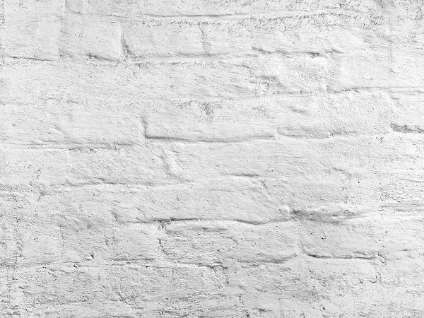 Old white brick wall as background — Stock Photo, Image