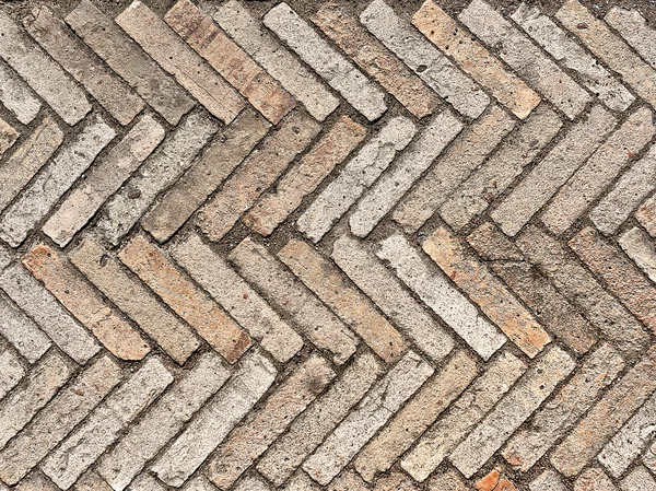 Pavement of stone pavers as a background — Stock Photo, Image