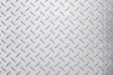Elmas desenli parlak metal doku. Paslanmaz çelik arkaplan