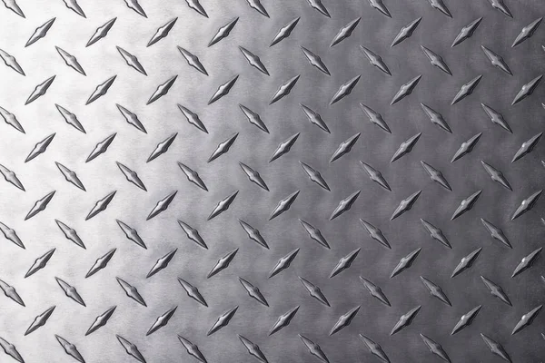 Textura Metal Diamante Placa Acero Reflectante Como Fondo — Foto de Stock