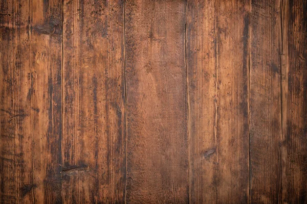木质部背景 深色餐桌 — 图库照片