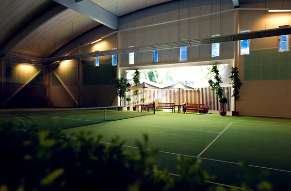 Tennishalle Stockfoto