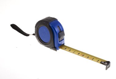 beyaz arkaplan üzerindeki bant ölçümü