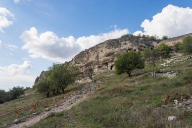 Kırım. Bakhchisarai. Mağara şehri Chufut-Kale