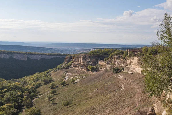 Krim Bachtschissarai Höhlenstadt Chufut Kale — Stockfoto