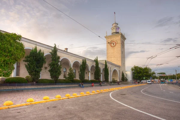 Crimeia Estação Caminho Ferro Simferopol — Fotografia de Stock