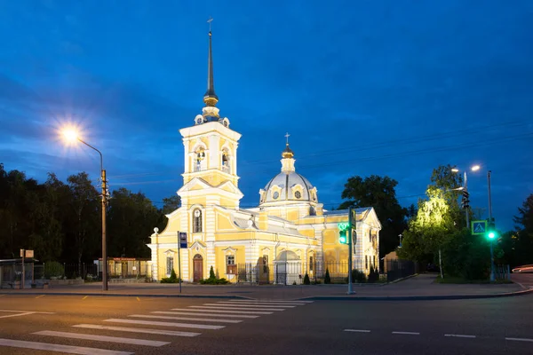 Petrohrad Red Village Pohled Kostel Nejsvětější Trojice — Stock fotografie