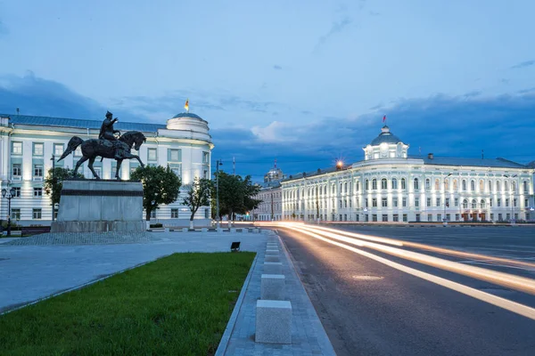 Rusko Tver Sovětské Náměstí Vládní Budova Regionu Tver — Stock fotografie